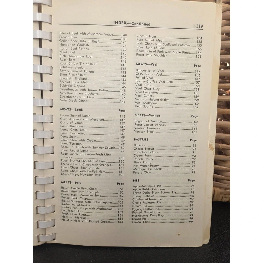 Mary Avera Wynne Cookbook The Key‎ To Matchless Cooking 1959 New Bern, NC